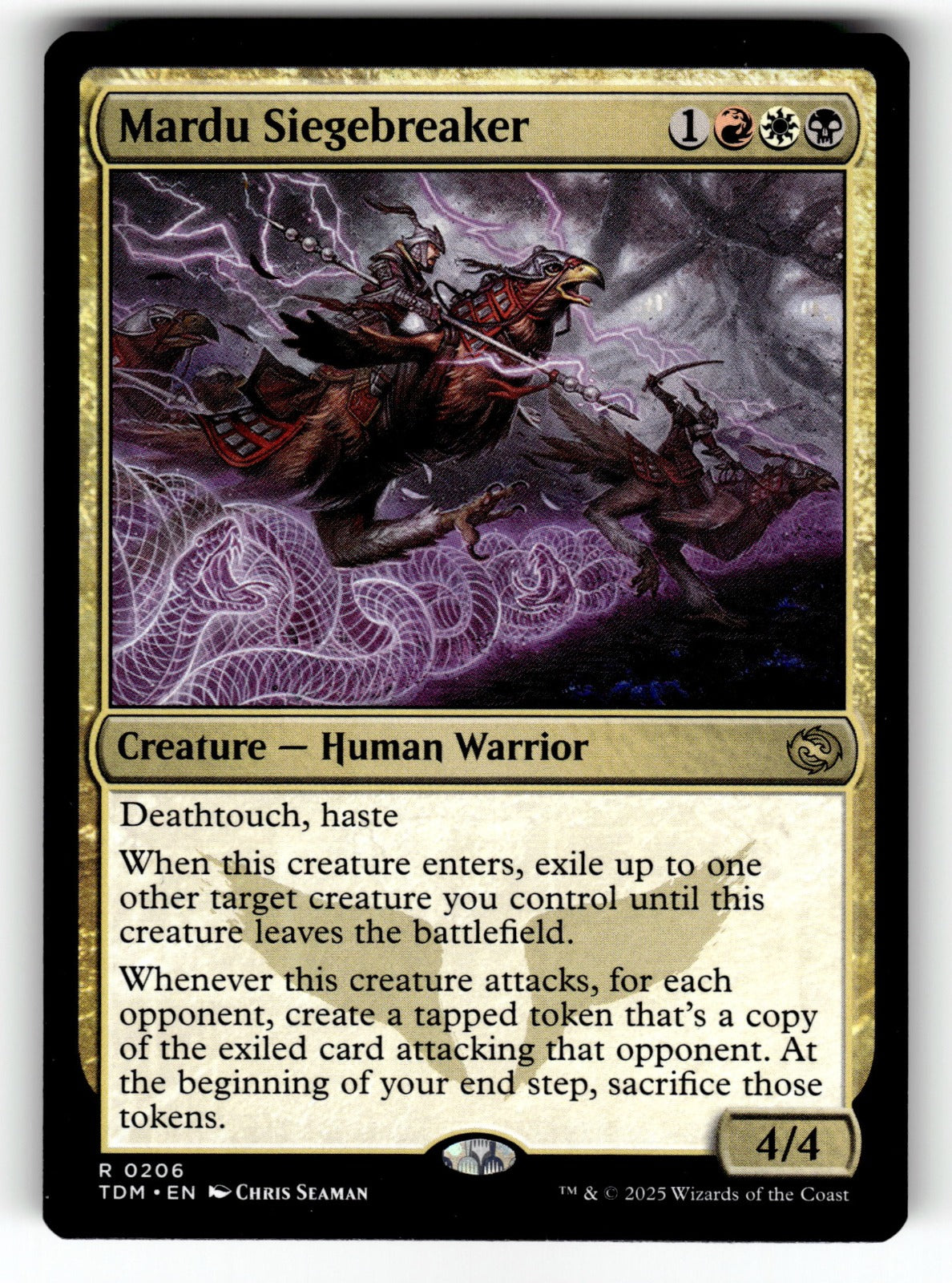 Mardu Siegebreaker – 206 TDM: Tarkir: Dragonstorm R NM