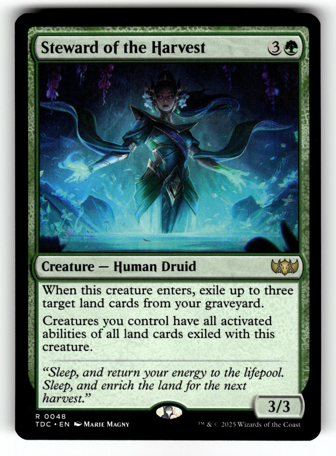 Steward of the Harvest – 48 TDC: Commander: Tarkir: Dragonstorm R NM