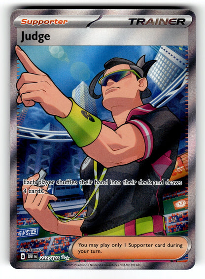 Judge - – 222/182 DRI: SV10: Destined Rivals Ultra Rare HoloNM