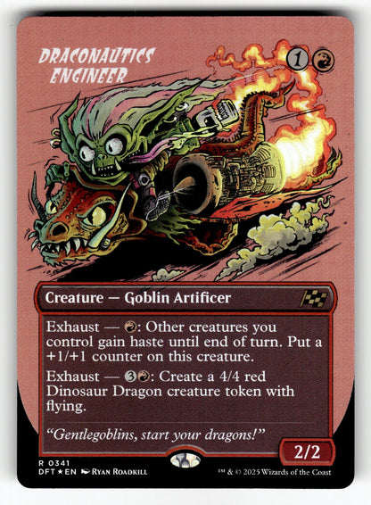Draconautics Engineer (Borderless) – 341 DFT: Aetherdrift R Foil NM