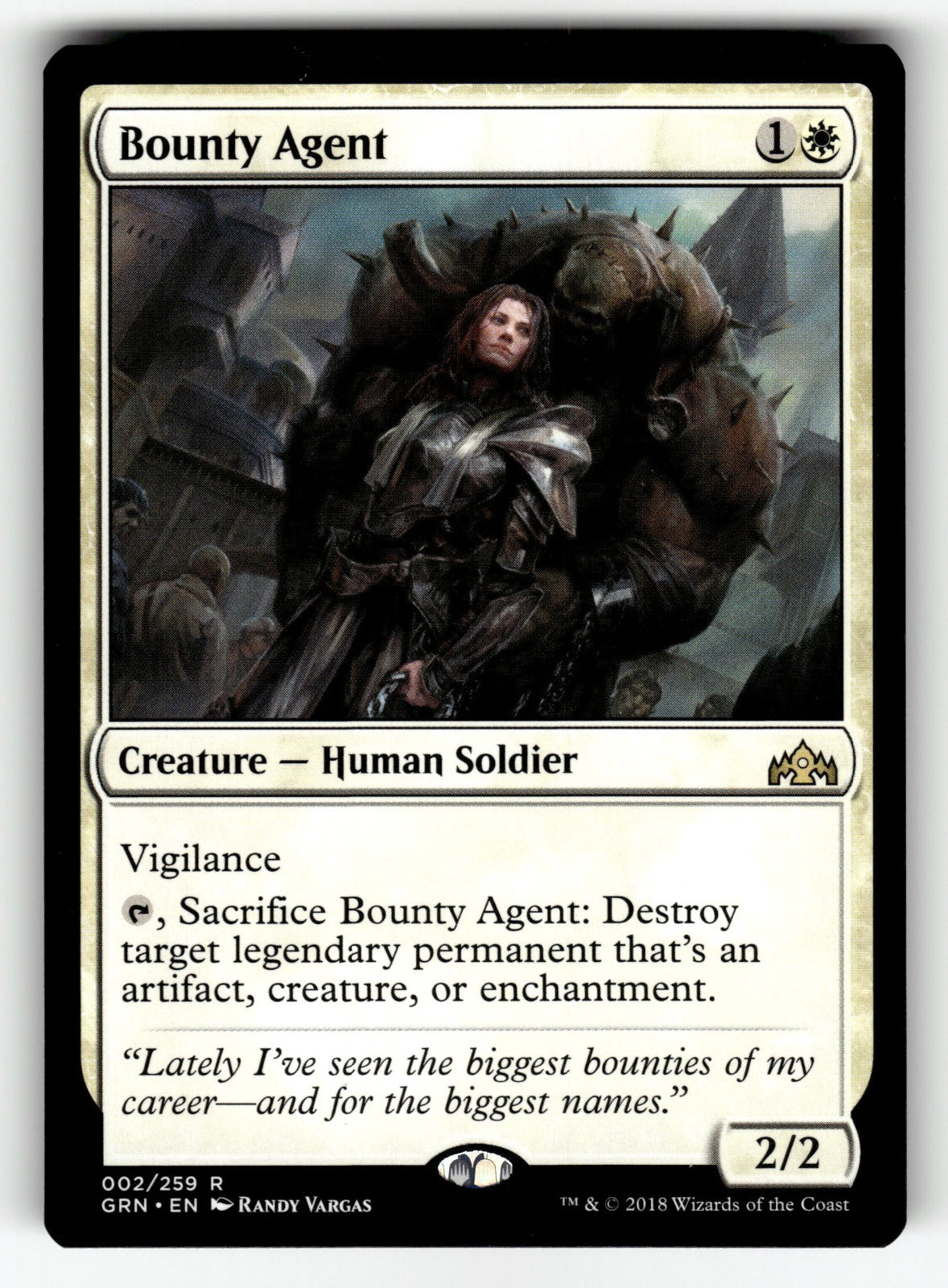 Bounty Agent – 2 GRN: Guilds of Ravnica R NM