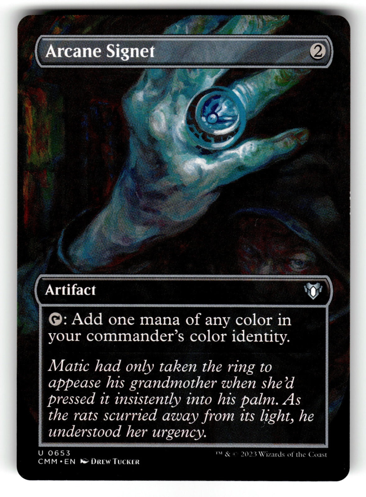 Arcane Signet (Borderless) – 653 CMM: Commander Masters U NM