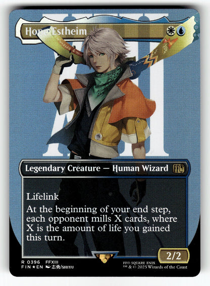 Hope Estheim (Borderless) – 396 FIN: FINAL FANTASY R Foil NM