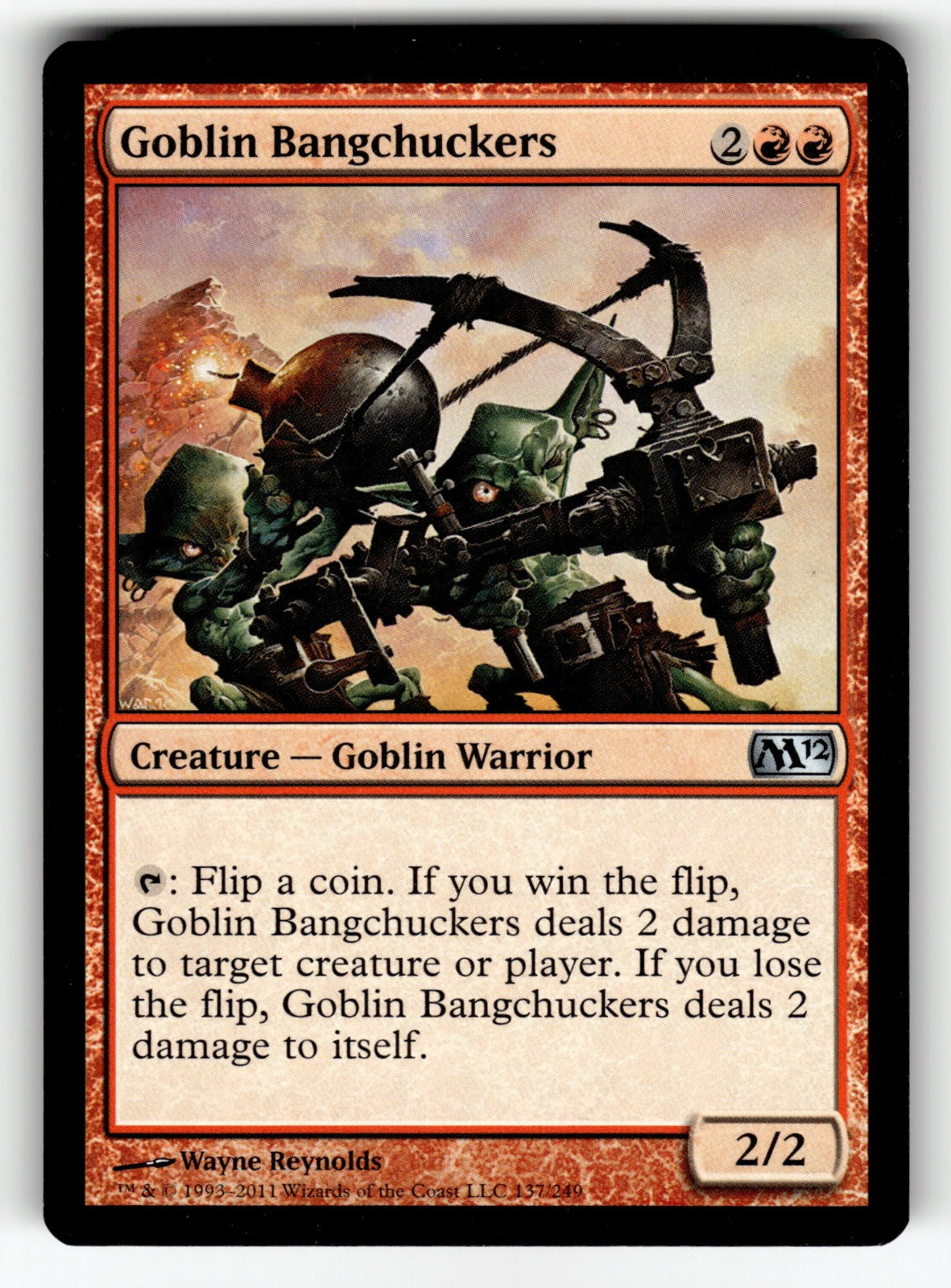 Goblin Bangchuckers – 137 M12: Magic 2012 (M12) U LP