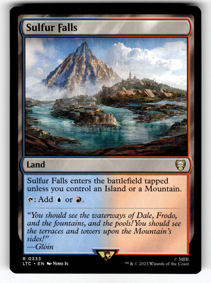 Sulfur Falls – 333 LTC: Commander: The Lord of the Rings: Tales of Middle-earth R NM