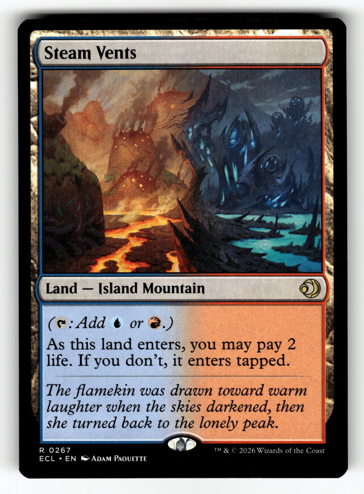 Steam Vents – 267 ECL: Lorwyn Eclipsed R NM