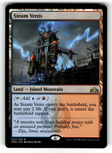 Steam Vents – 257 GRN: Guilds of Ravnica R NM