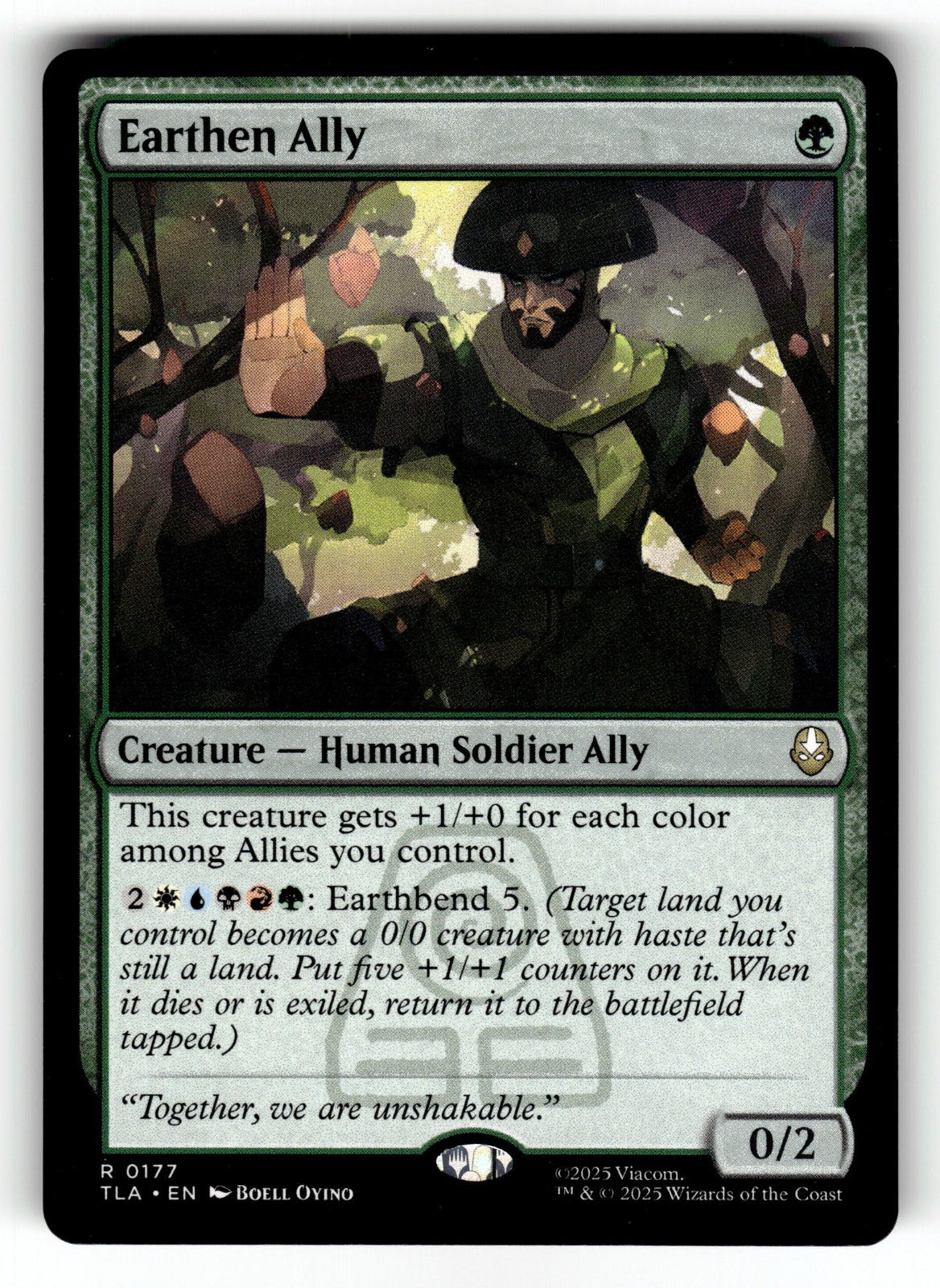 Earthen Ally – 177 TLA: Avatar: The Last Airbender R NM