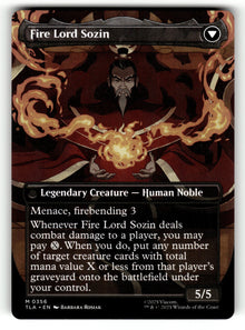 The Rise of Sozin (Borderless) – 356 TLA: Avatar: The Last Airbender M NM (Back)