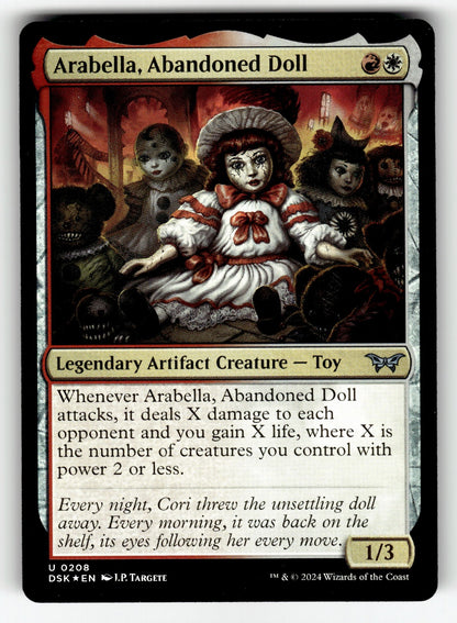 Arabella, Abandoned Doll – 208 DSK: Duskmourn: House of Horror U Foil NM