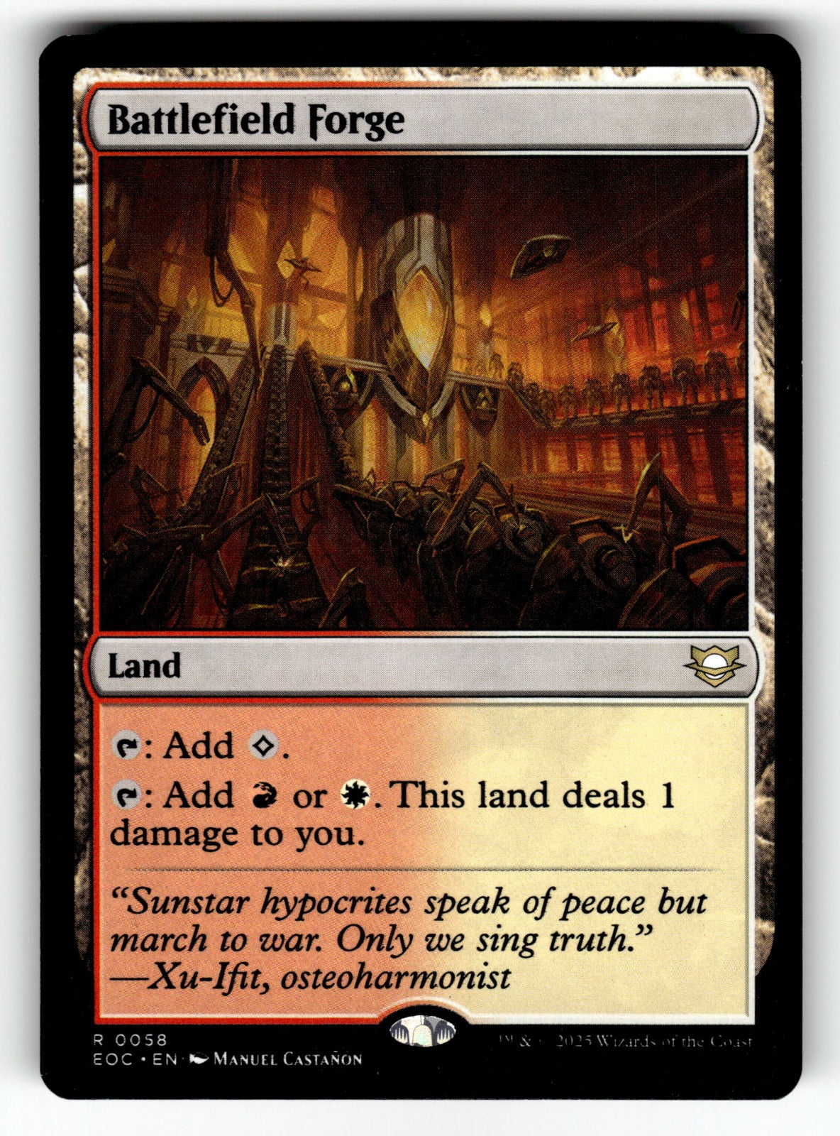 Battlefield Forge – 58 EOC: Commander: Edge of Eternities R NM