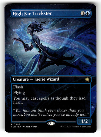 High Fae Trickster (Borderless) – 307 FDN: Foundations R NM
