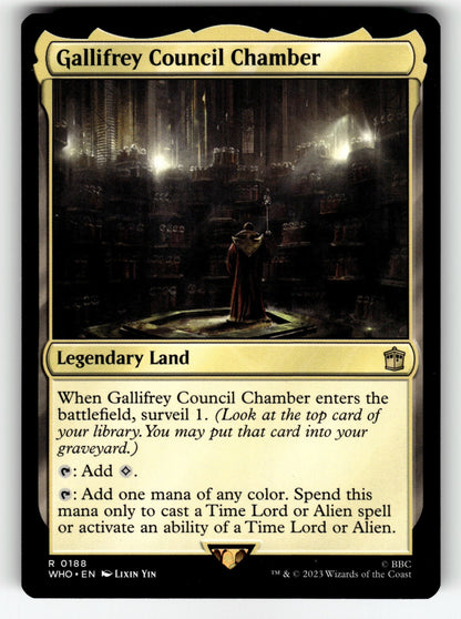 Gallifrey Council Chamber – 188 WHO: Universes Beyond: Doctor Who R NM