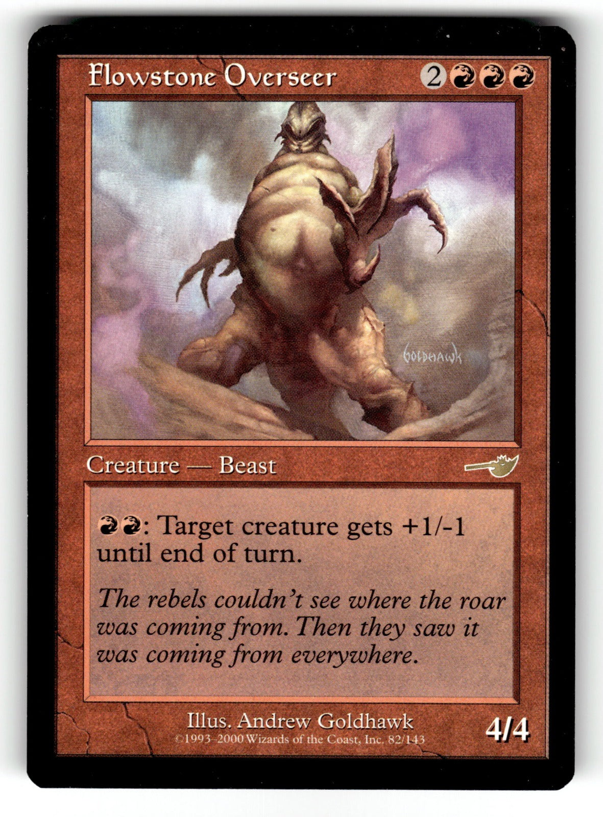 Flowstone Overseer – 82 NMS: Nemesis R NM