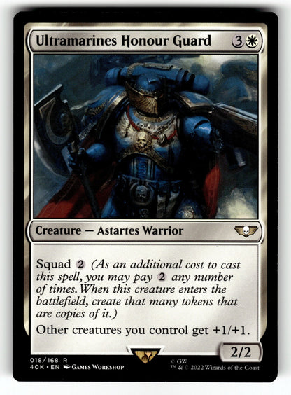 Ultramarines Honour Guard – 18 40K: Universes Beyond: Warhammer 40,000 R NM