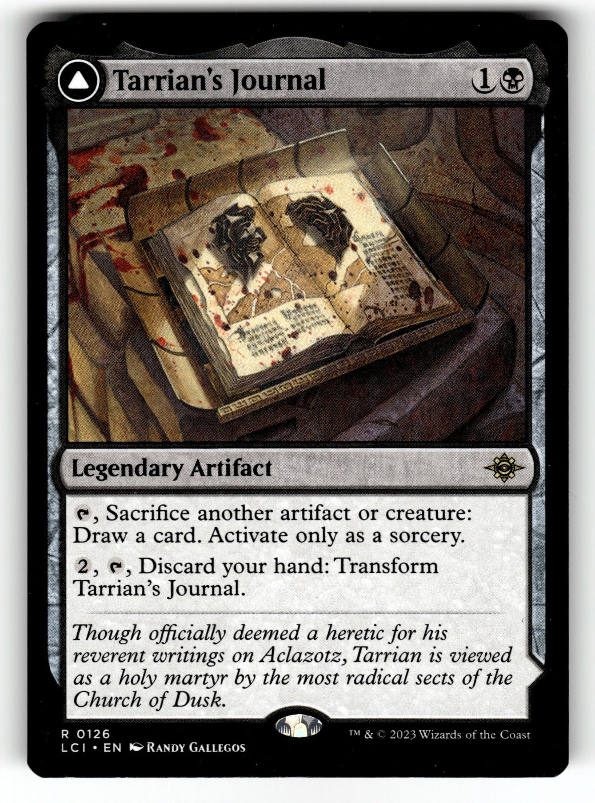 Tarrian's Journal – 126 LCI: The Lost Caverns of Ixalan R NM