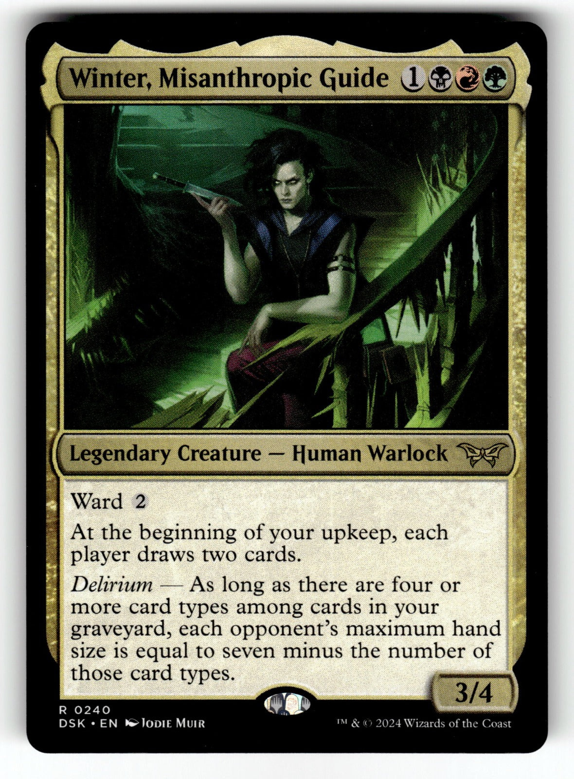 Winter, Misanthropic Guide – 240 DSK: Duskmourn: House of Horror R NM