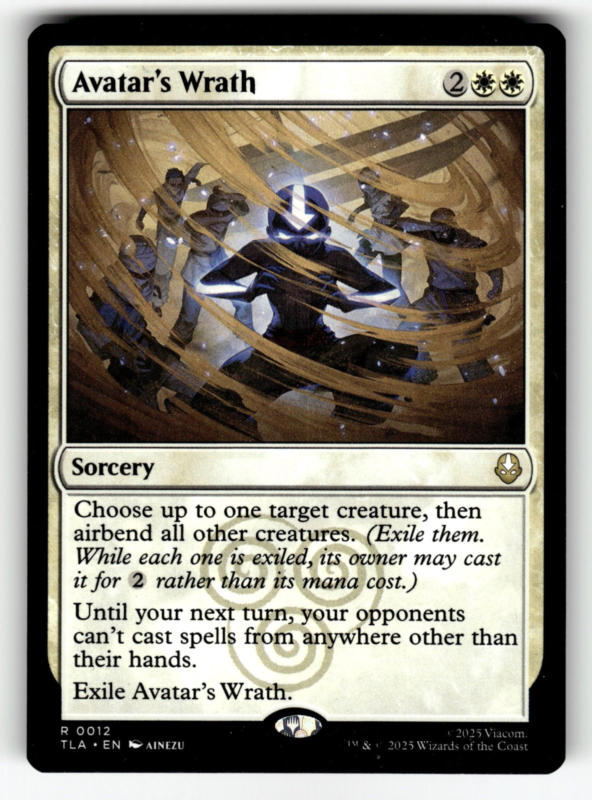 Avatar's Wrath – 12 TLA: Avatar: The Last Airbender R NM