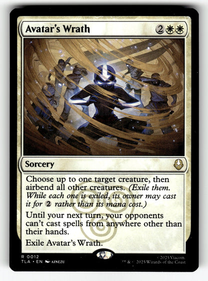 Avatar's Wrath – 12 TLA: Avatar: The Last Airbender R NM