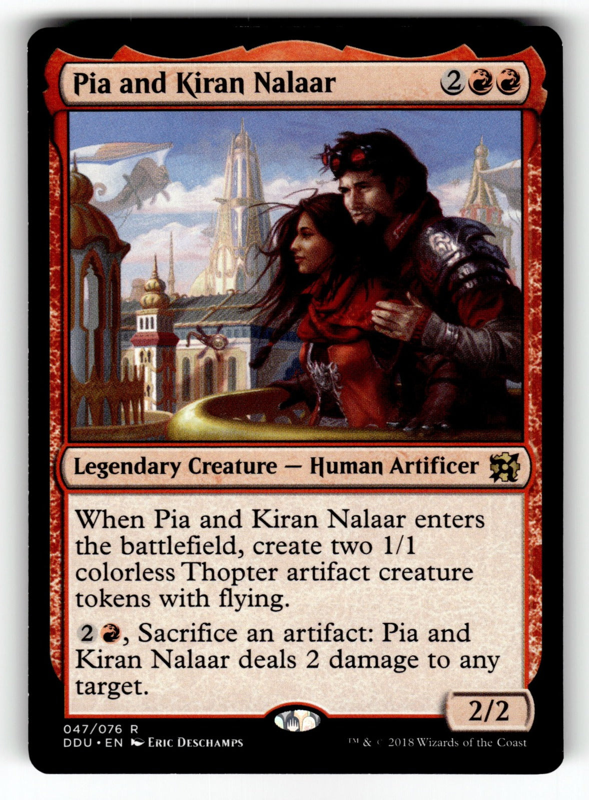 Pia and Kiran Nalaar – 47 DDU: Duel Decks: Elves vs. Inventors R MP