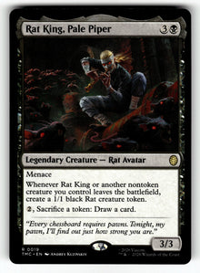Rat King, Pale Piper – 19 TMC: Commander: Teenage Mutant Ninja Turtles R NM