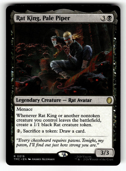 Rat King, Pale Piper – 19 TMC: Commander: Teenage Mutant Ninja Turtles R NM