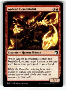 Ardent Elementalist – 128 MID: Innistrad: Midnight Hunt C NM