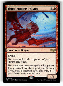 Thundermane Dragon – 38 TDC: Commander: Tarkir: Dragonstorm R LP