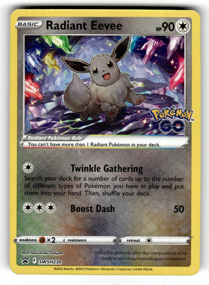 Radiant Eevee – SWSH230 SWSD: SWSH: Sword & Shield Promo Cards Promo Holo NM