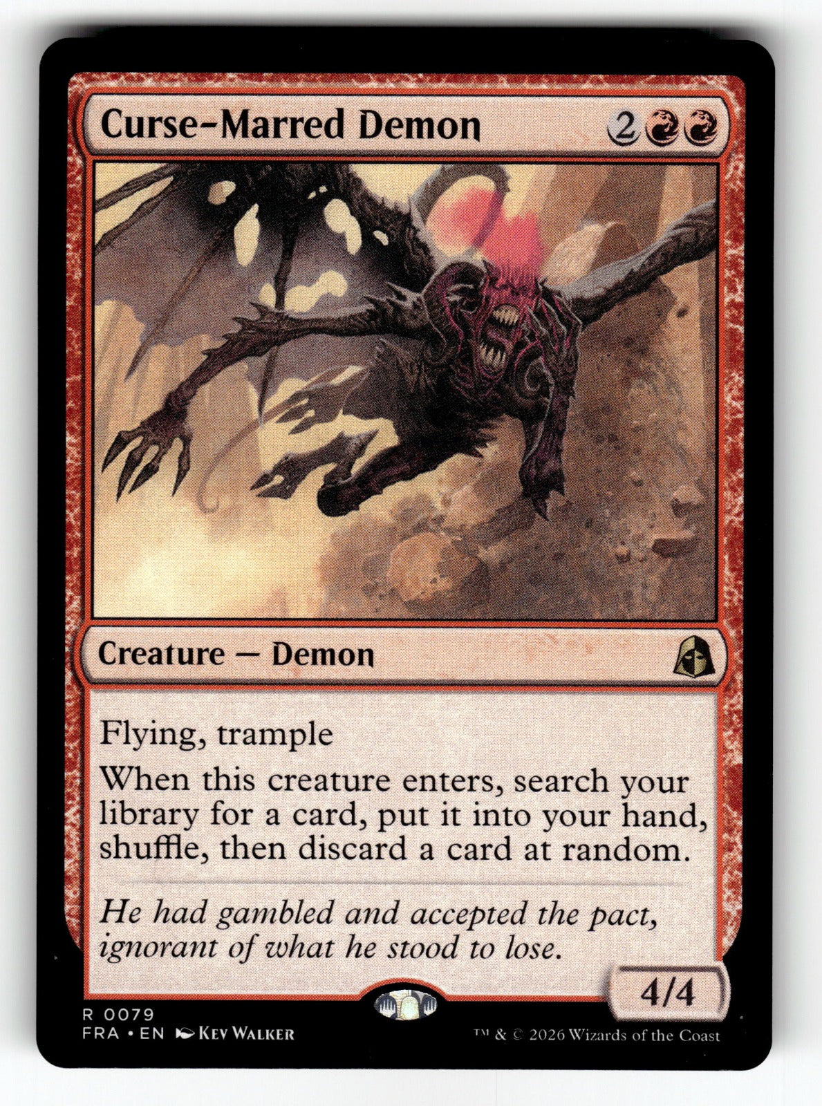 Curse-Marred Demon – 79 FRA: Reality Fracture R NM