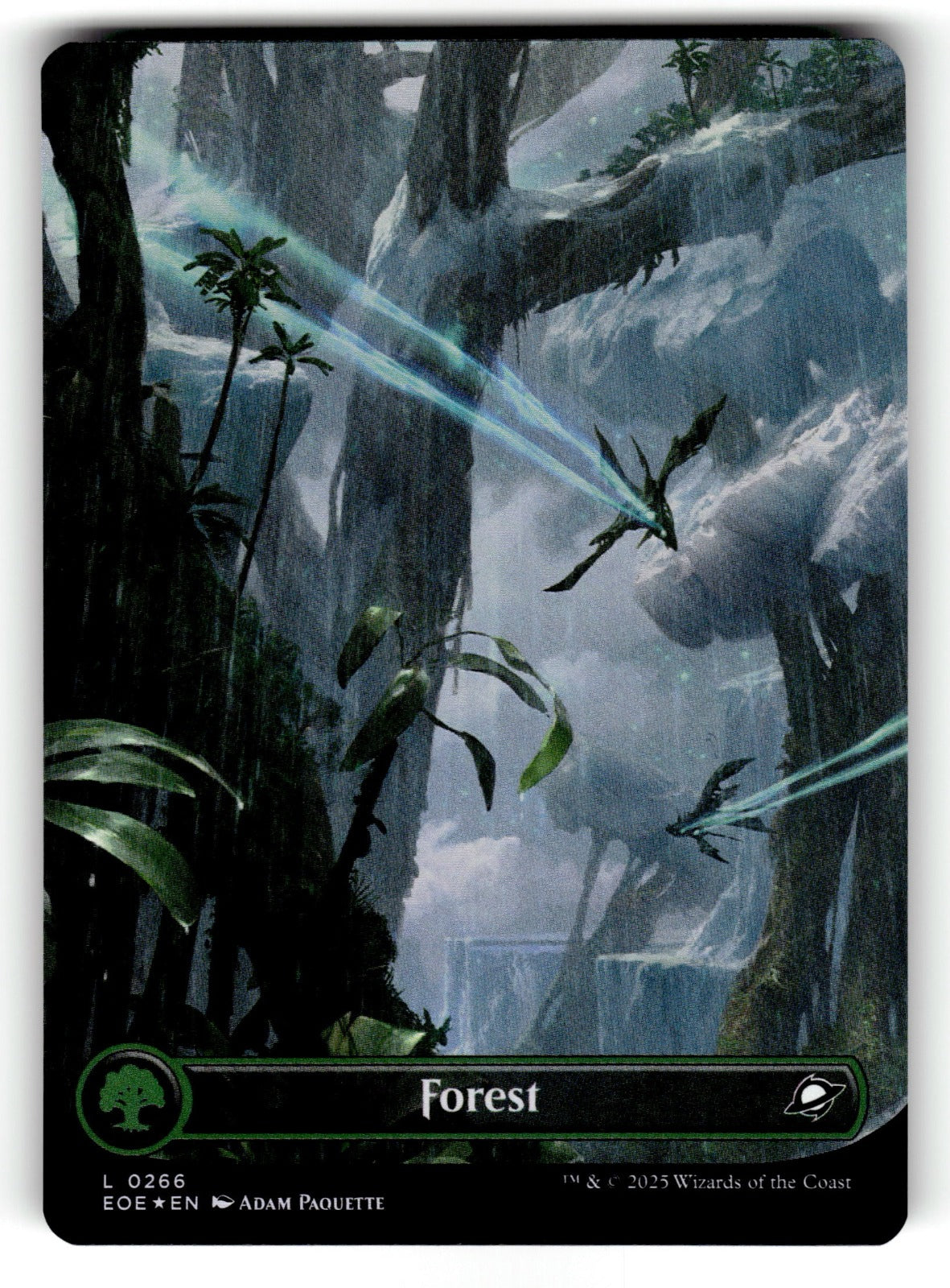 Forest (0266) (Borderless) – 266 EOE: Edge of Eternities L Foil NM