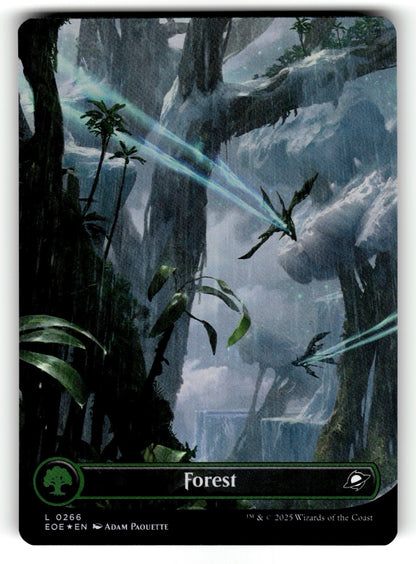 Forest (0266) (Borderless) – 266 EOE: Edge of Eternities L Foil NM