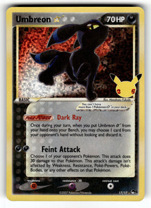 Umbreon Star – 17/17 CCC: Celebrations: Classic Collection Classic Collection Holo NM
