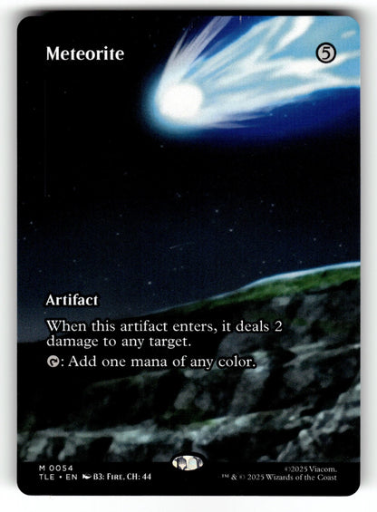 Meteorite Borderless – 54 TLE: Avatar: The Last Airbender: Eternal-Legal M NM