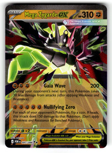 Mega Zygarde ex – 047/088 POR: ME03: Perfect Order Double Rare Holo NM