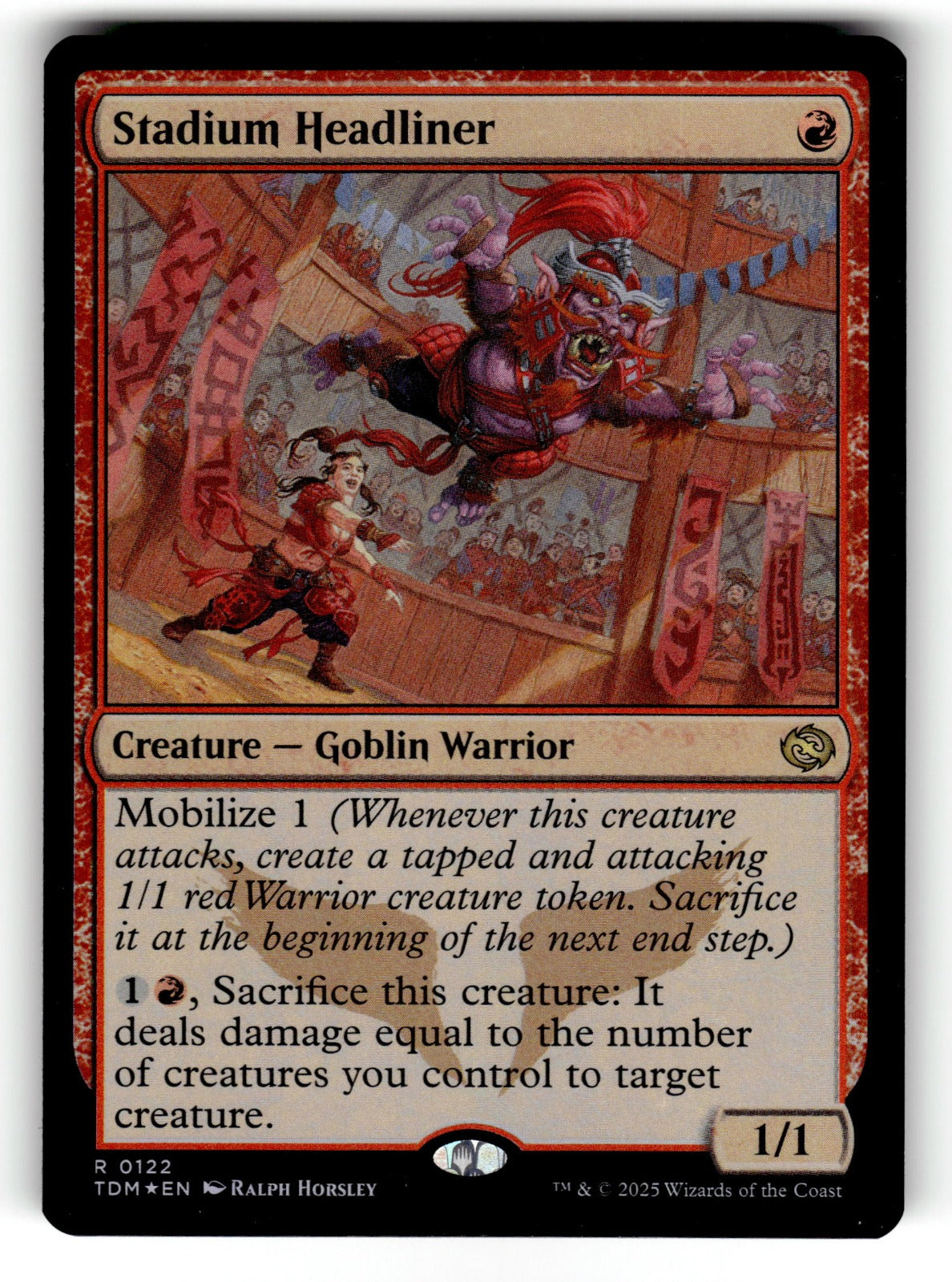 Stadium Headliner – 122 TDM: Tarkir: Dragonstorm R Foil NM