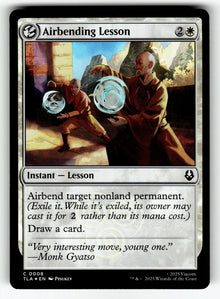 Airbending Lesson – 8 TLA: Avatar: The Last Airbender C Foil NM