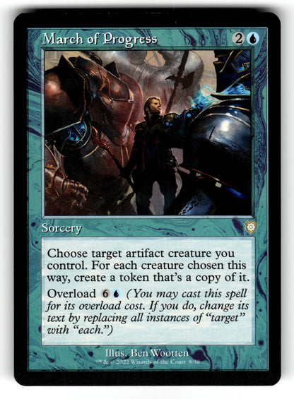 March of Progress (Retro Frame) – 8 BRC: Commander: The Brothers' War R NM