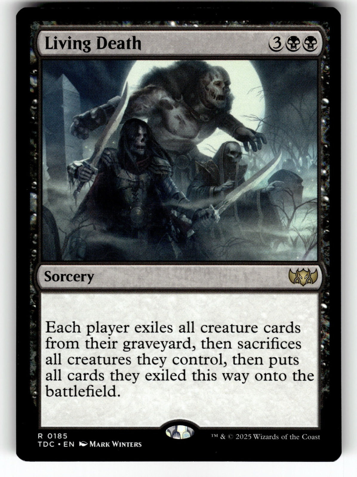 Living Death – 185 TDC: Commander: Tarkir: Dragonstorm R NM