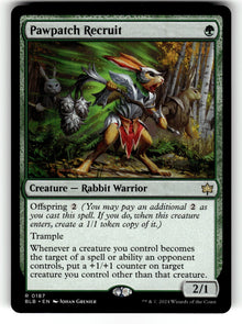 Pawpatch Recruit – 187 BLB: Bloomburrow R NM
