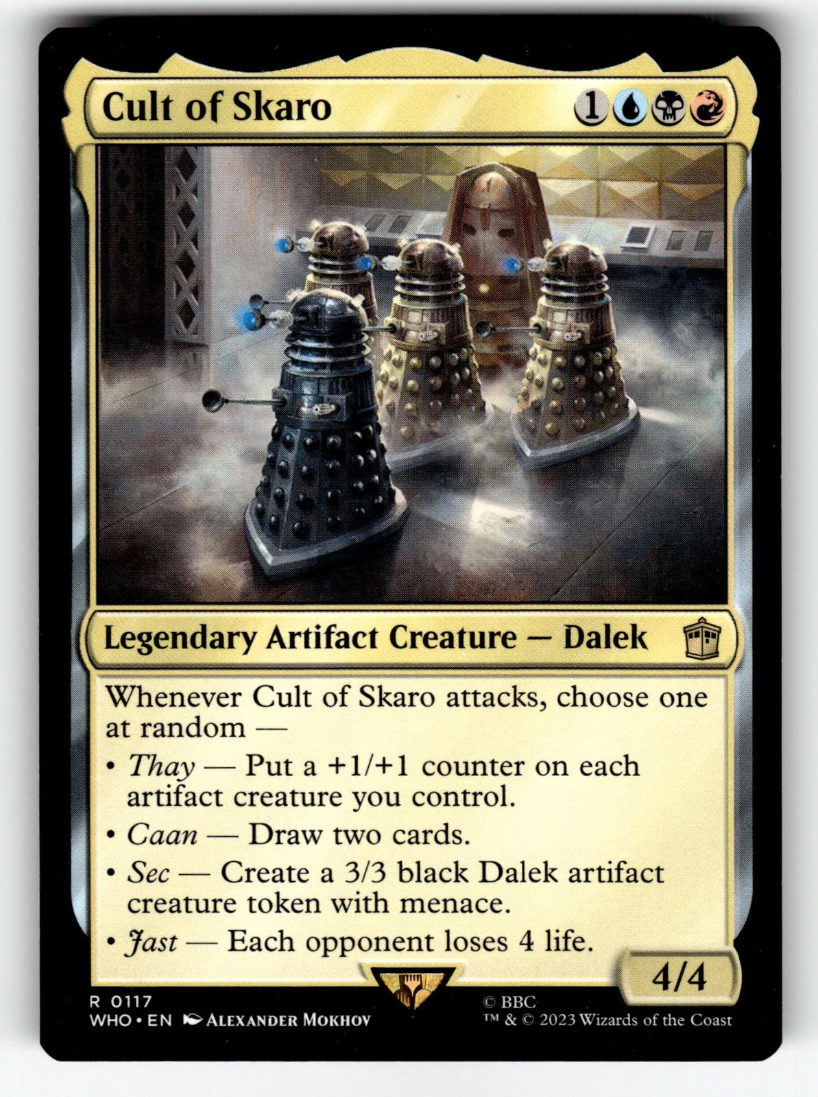 Cult of Skaro – 117 WHO: Universes Beyond: Doctor Who R NM