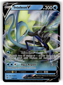Inteleon V - 049/192 SWSH02: SWSH02: Rebel Clash Ultra Rare Holo NM
