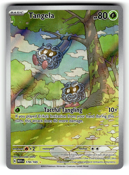 Tangela – 178/165 MEW: SV: Scarlet & Violet 151 Illustration Rare Holo LP