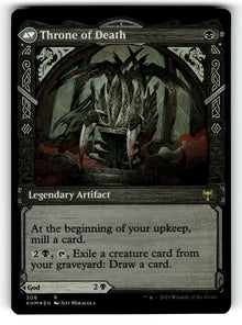 Egon, God of Death (Showcase) – 306 KHM: Kaldheim R Foil NM (Back)