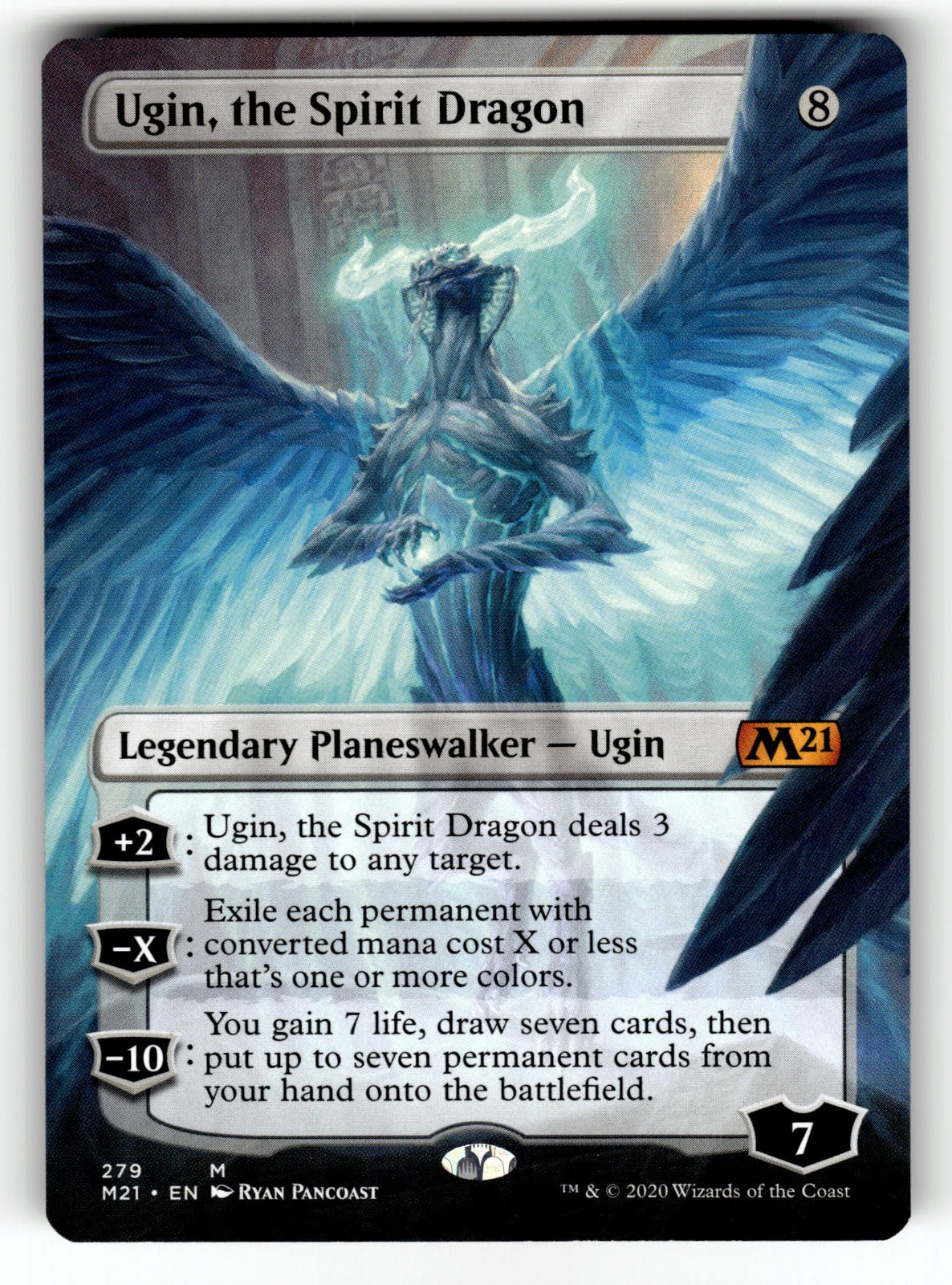 Ugin, the Spirit Dragon (Borderless) – 279 M21: Core Set 2021 M LP