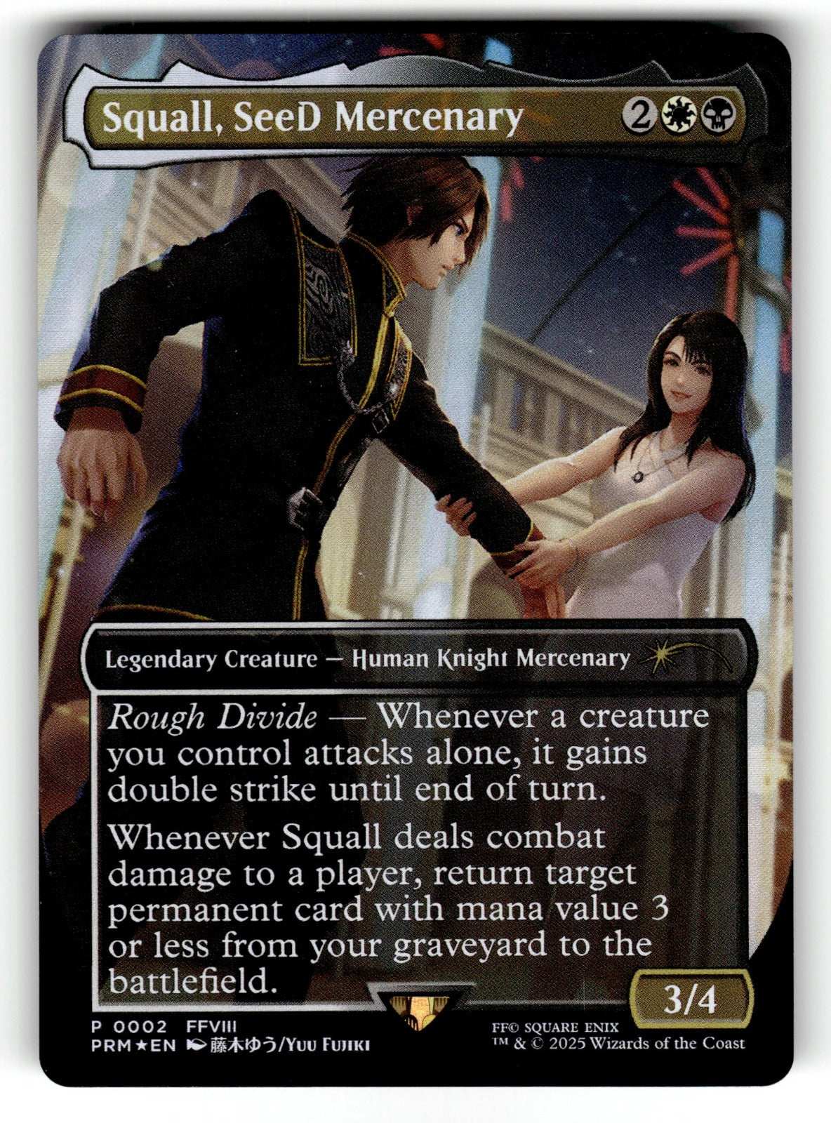 Squall, SeeD Mercenary – 2 SSP: Standard Showdown Promos P Foil NM