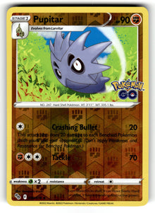 Pupitar – 038/078 PGO: Pokemon GO Uncommon Reverse Holo NM