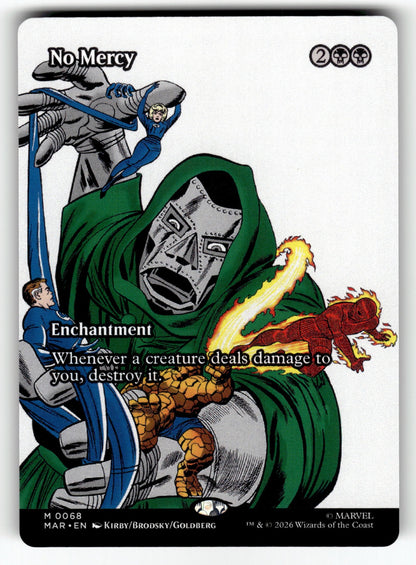 No Mercy (Borderless) – 68 MAR: Marvel Universe Eternal-Legal M NM
