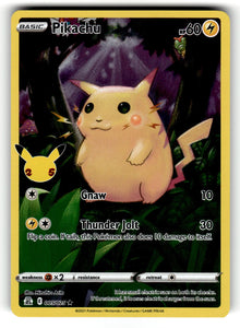 Pikachu – 005/025 CLB: Celebrations Holo Rare Holo NM