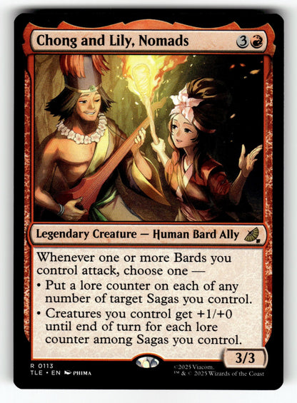 Chong and Lily, Nomads – 113 TLE: Avatar: The Last Airbender: Eternal-Legal R NM